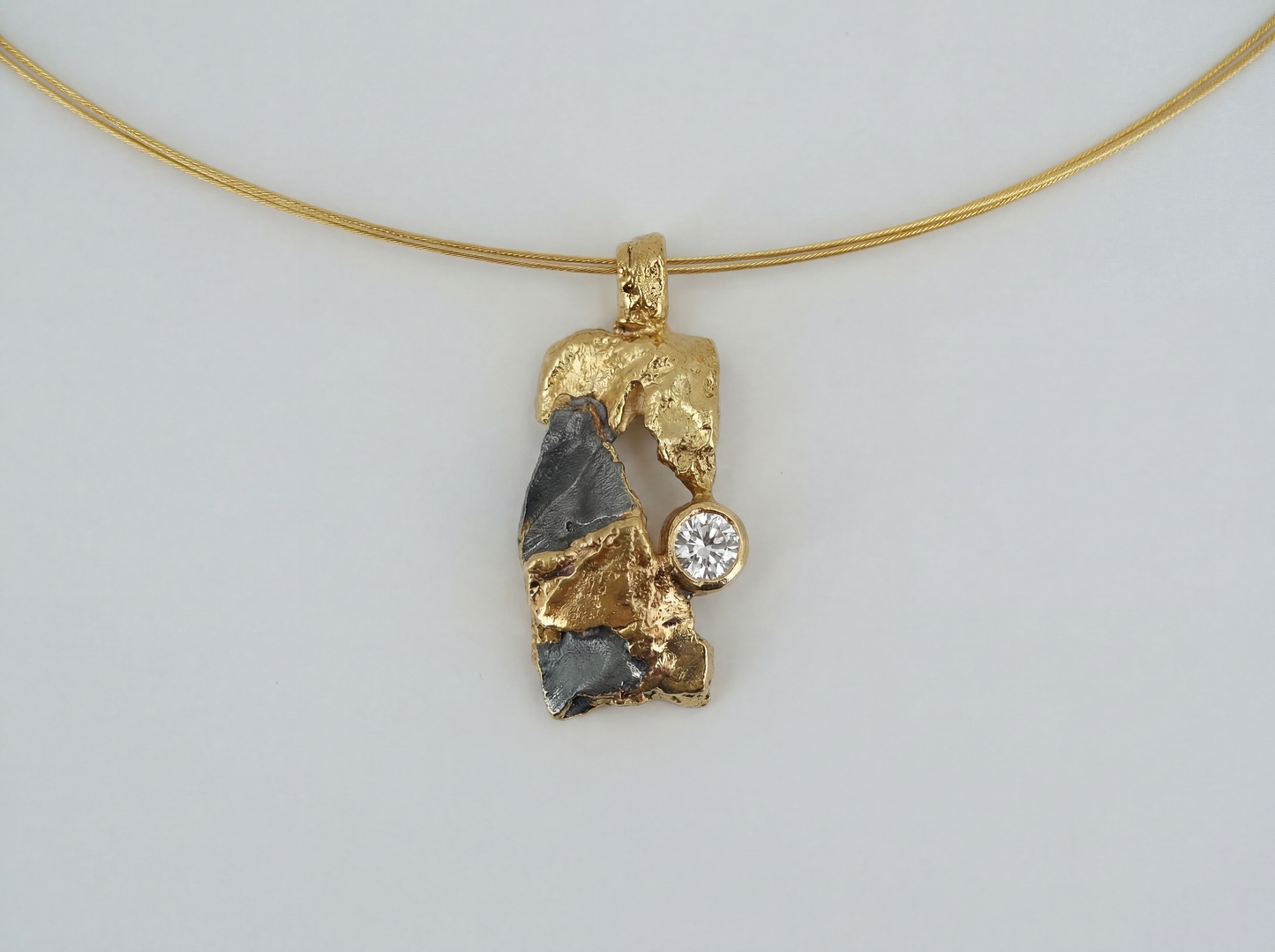 Stone Necklace No.Ⅰ Gold