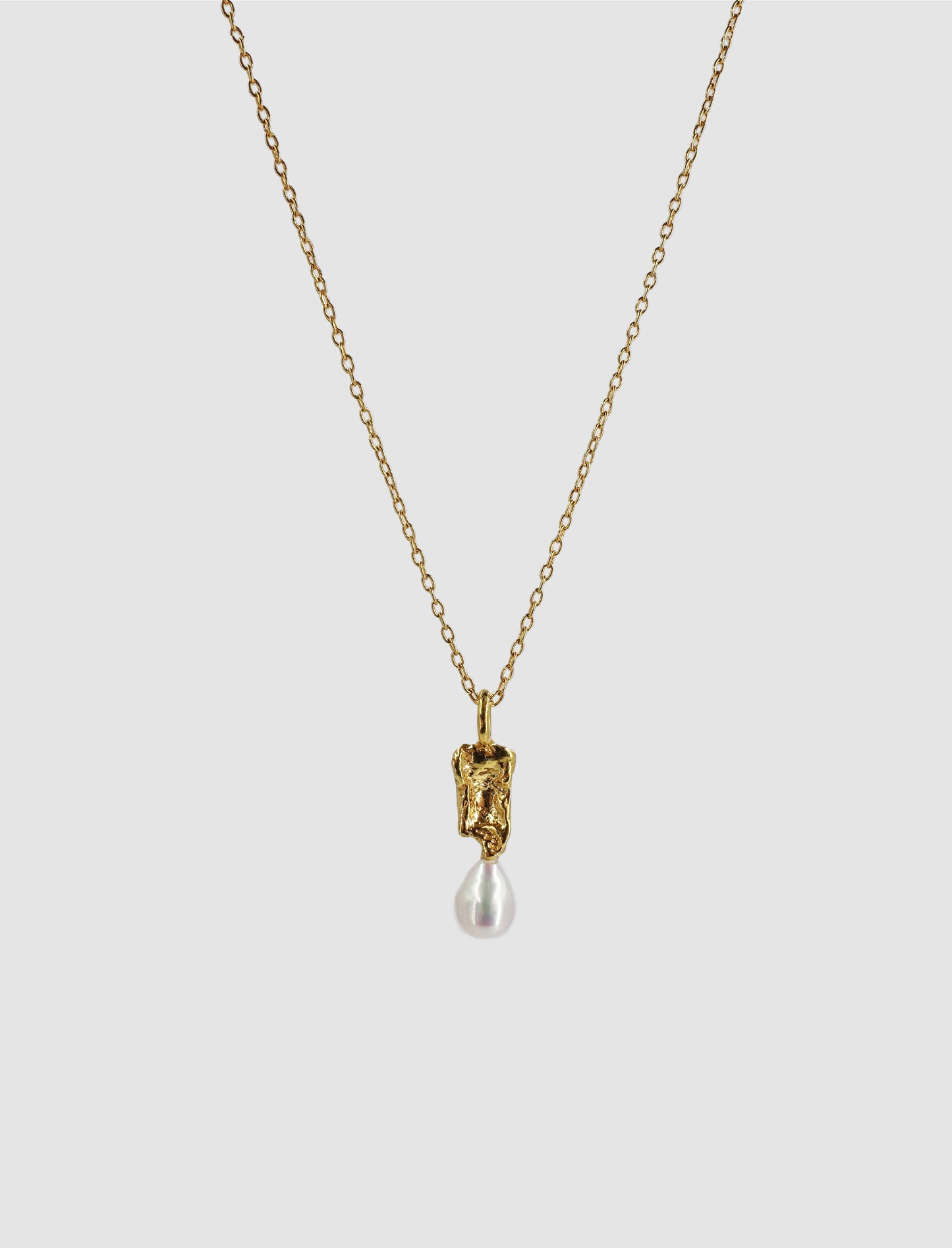 Frihet Halsband med pärla Guld