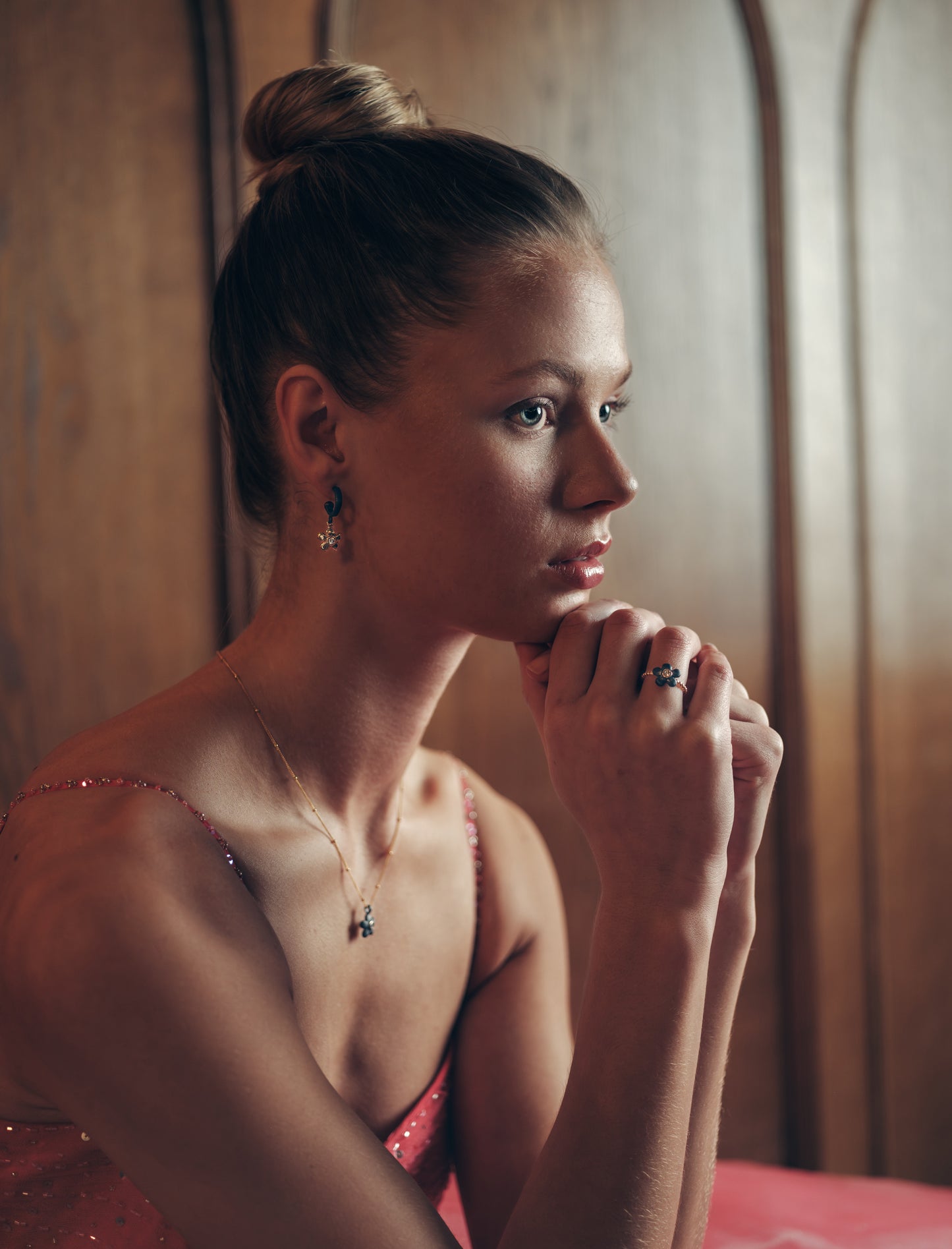 Natur Halsband Nr.Ⅲ Svart
