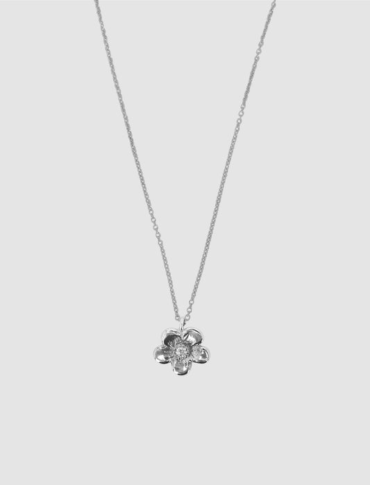 Blomma Natur Halsband Nr.Ⅳ Silver