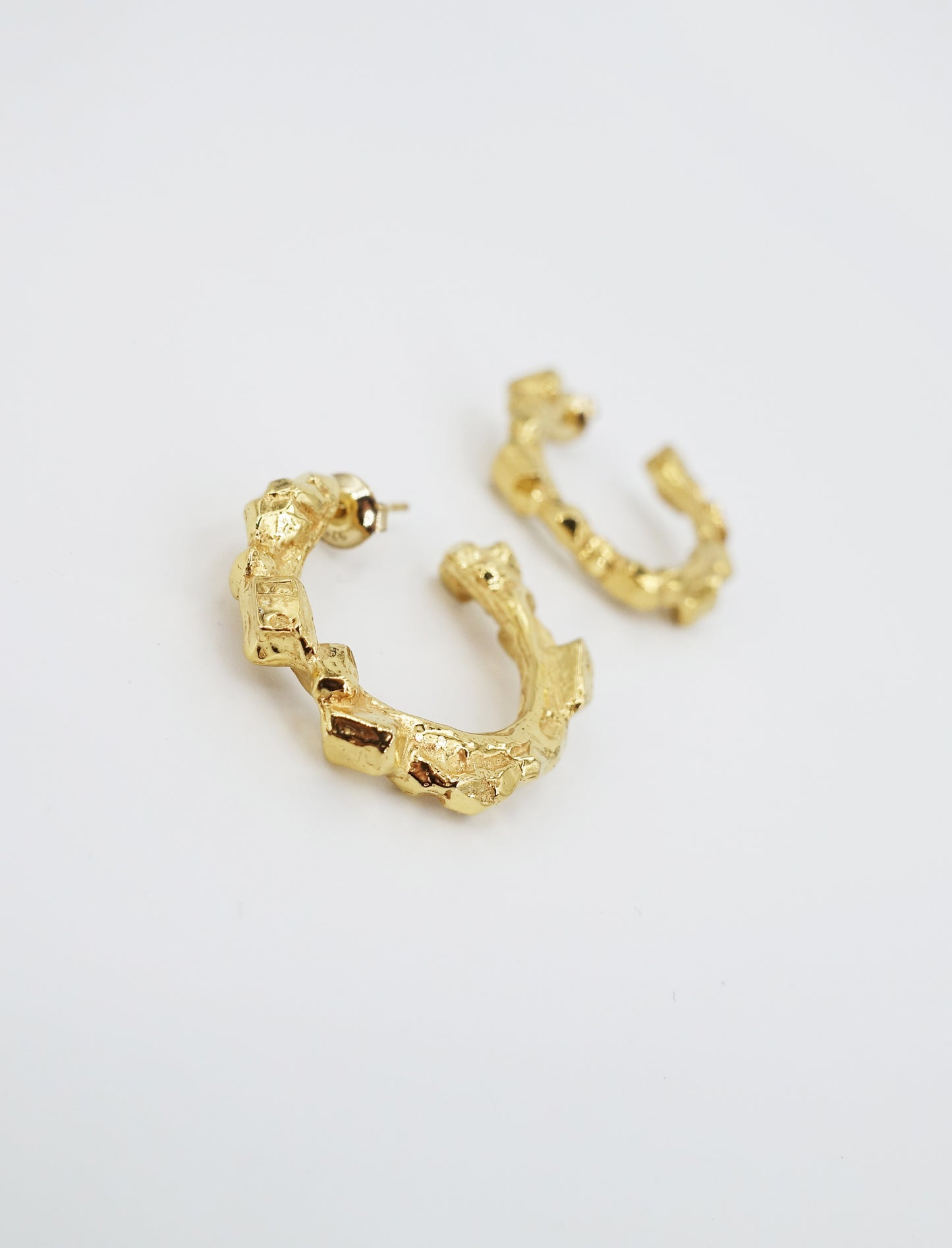 Stone Earrings No.I Gold