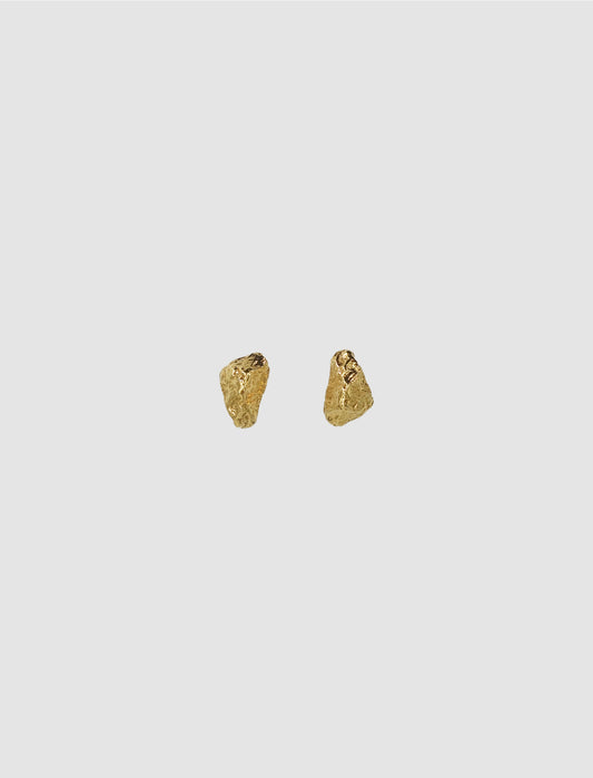 Stone Earrings No.Ⅱ Gold