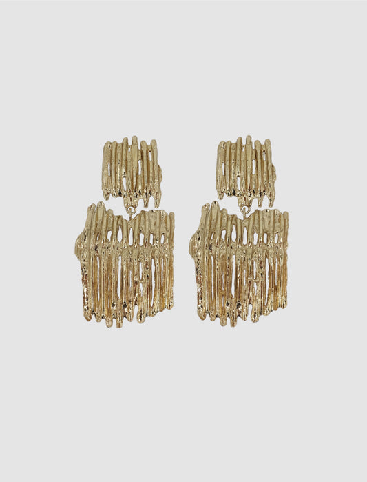 Ohrringe aus Wellpappe-Kollektion