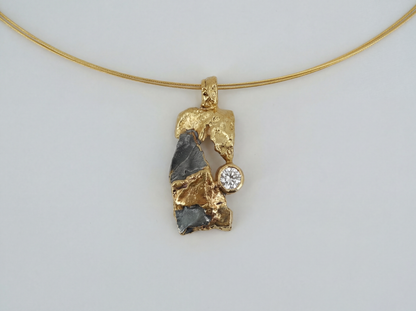 Stone Necklace No.Ⅰ Gold