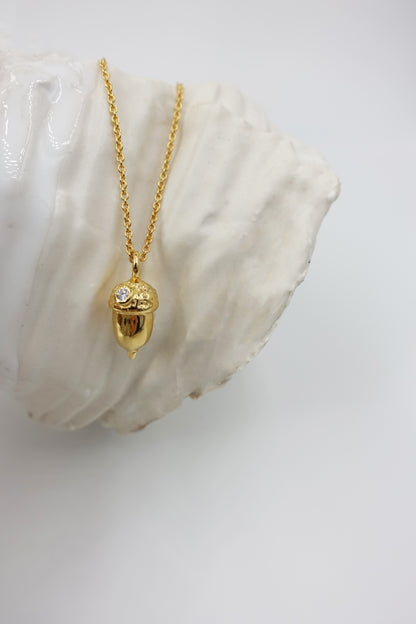 Ekollon Natur Halsband Nr.Ⅶ Guld