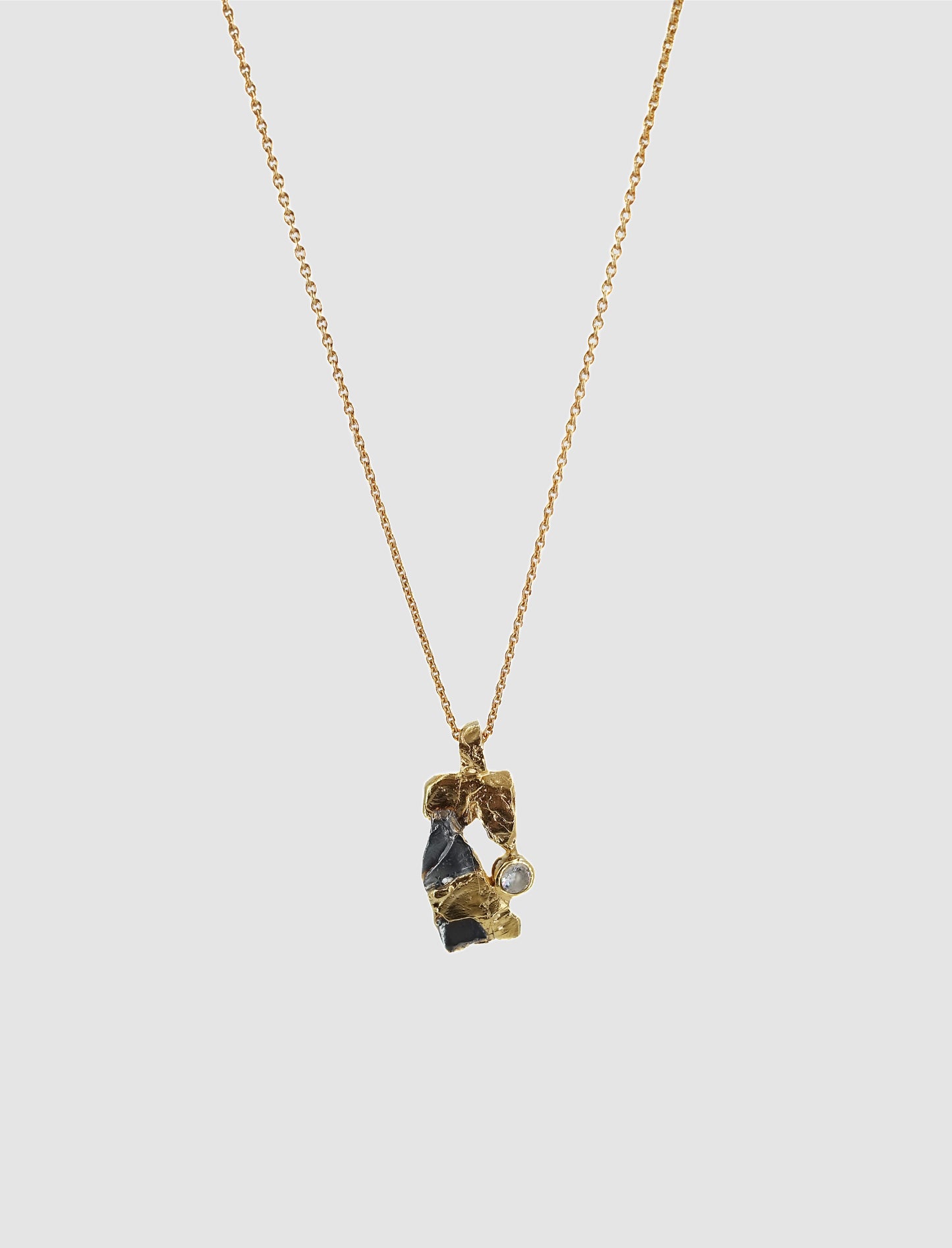 Stone Necklace No.Ⅰ Gold