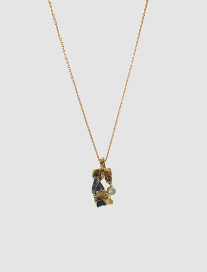 Stone Necklace No.Ⅰ Gold