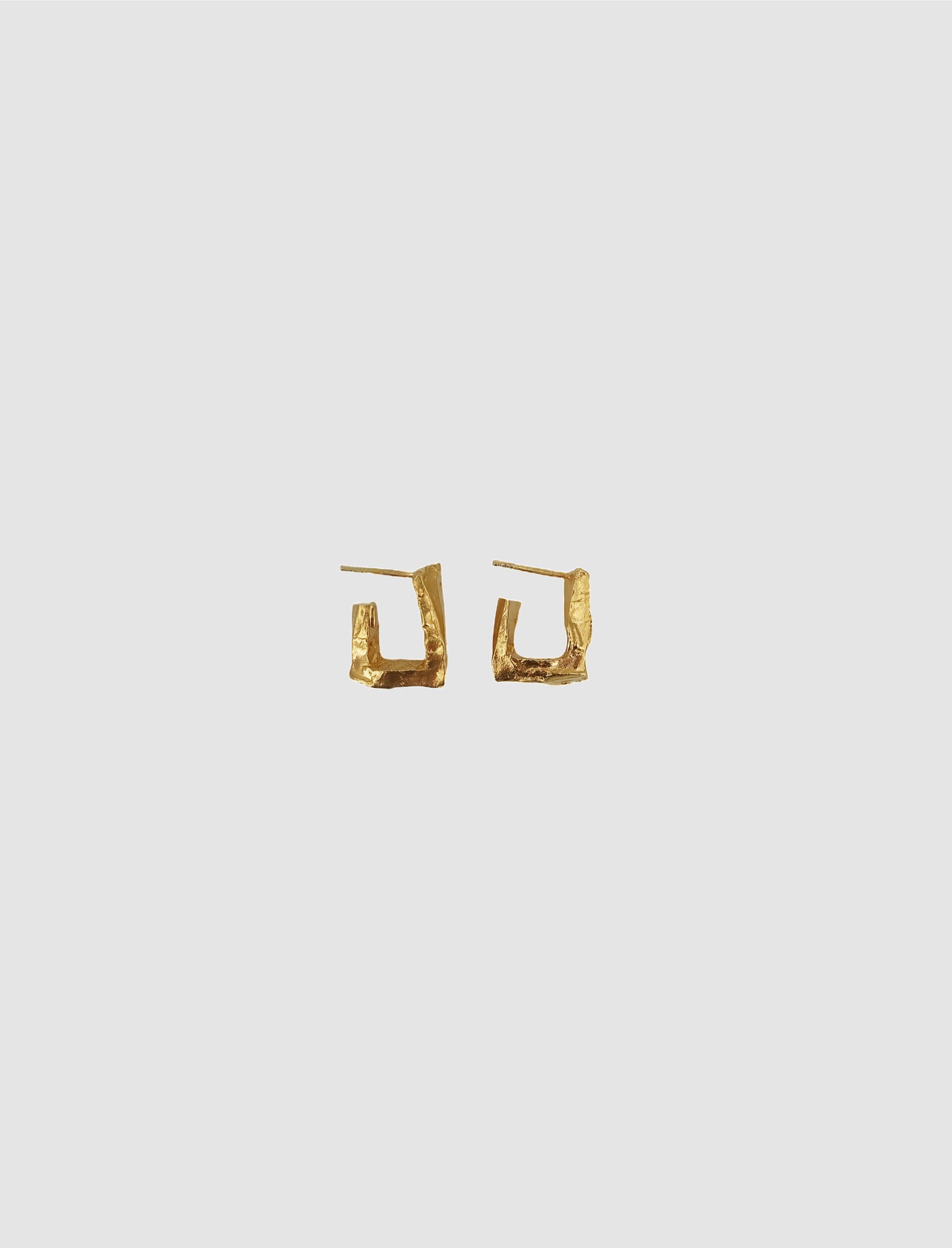 Stone Earrings No.I Gold