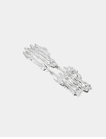 Corrugated cardboard collection earrings